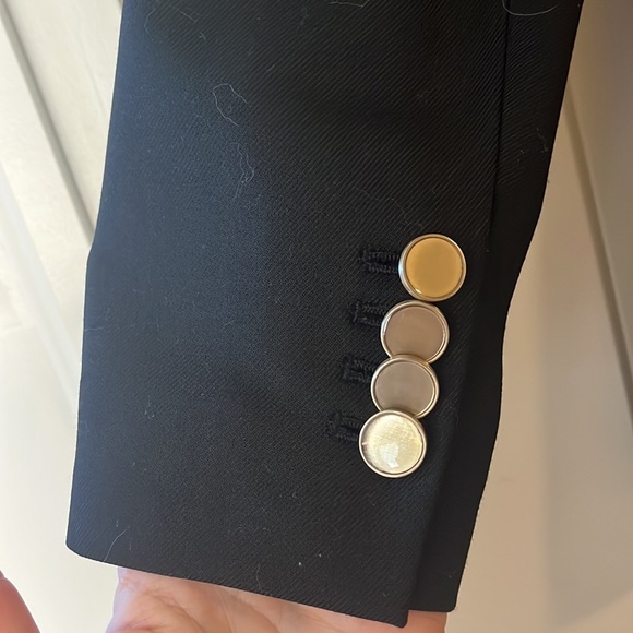 Club Monaco single buttoned black blazer - 00 - Picture 2 of 5